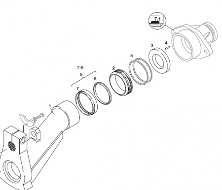 Garnitura Tub S pompa Putzmeister P715 [1]