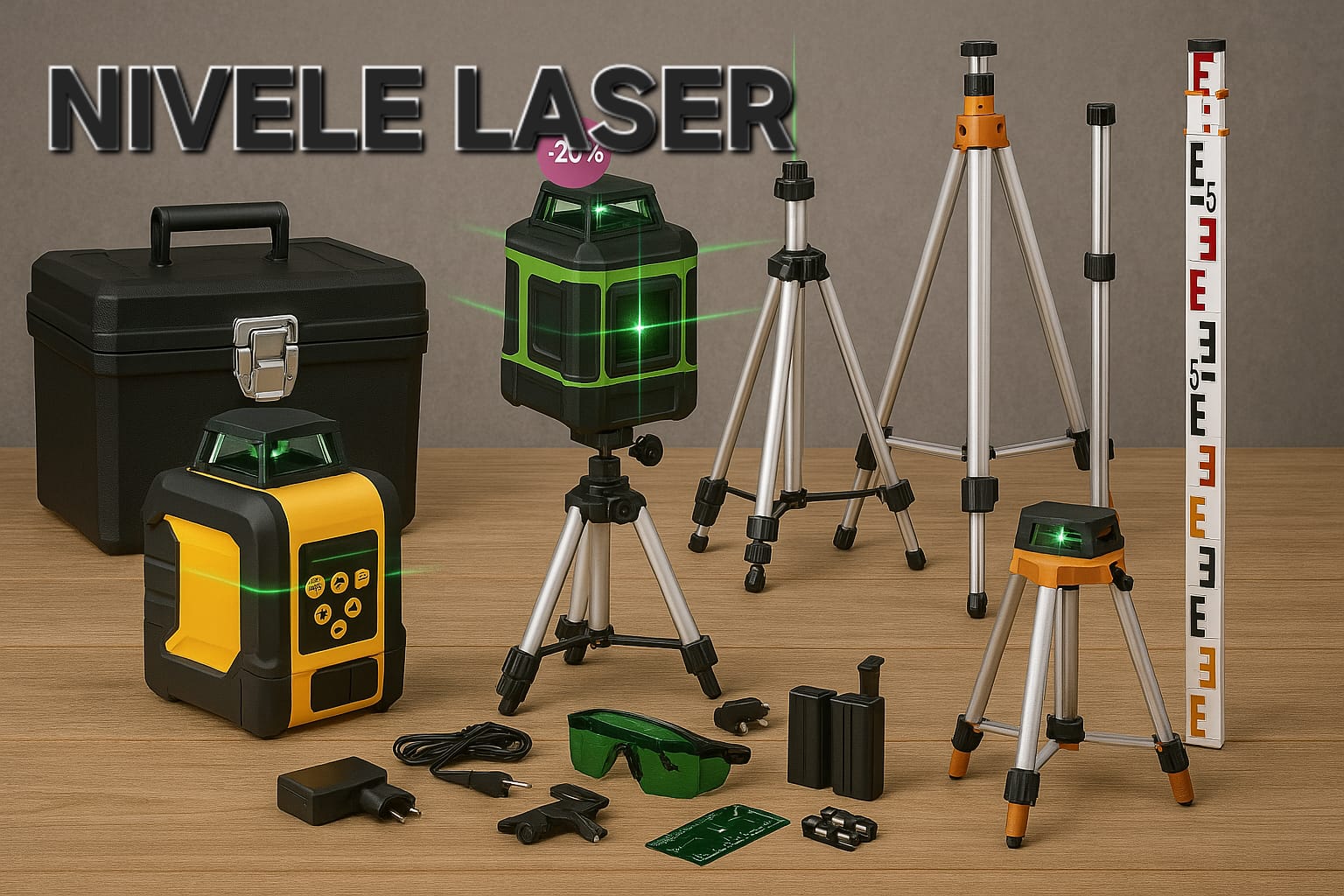 kit nivela laser