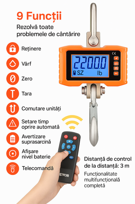 Cantar macara 1000kg ( 1tona) [2]