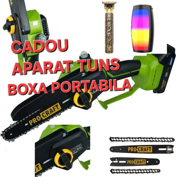 Fierastrau cu lant pe acumulator PKA44 PROCRAFT [1]
