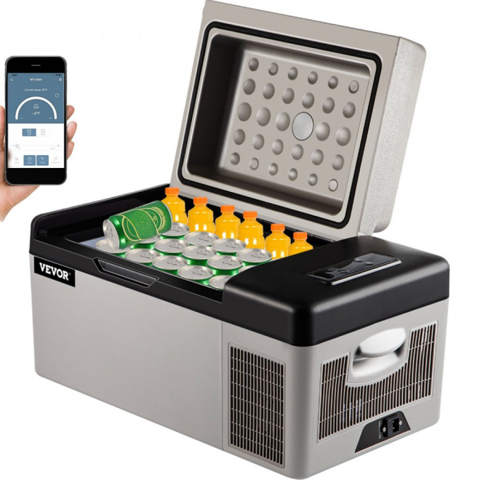Frigider congelator pentru mașină 20L Compresor bluetooth 12/24 v -240 v [1]