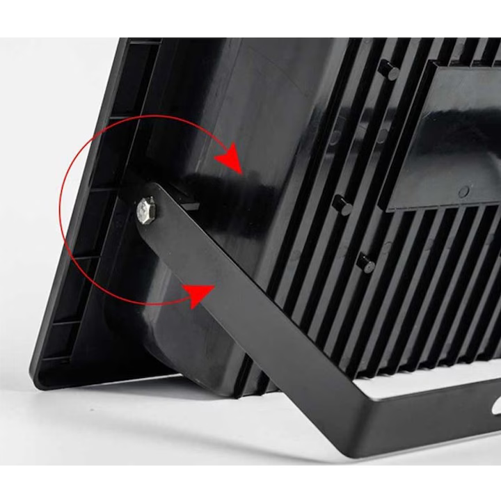 Lampa solara de exterior 200W, Proiector cu 54 LED SMD, cu Telecomanda si senzor lumina, panou solar inclus [3]
