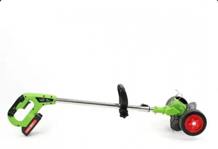 Motocoasa electrica 48V, 4000 mAh, 18000 RPM, cu acumulatori si roti [3]