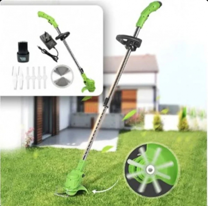 Motocoasa Cositoare Electrica cu 2 Acumulator, 48V, 4000 MAH, Brat Ajustabil, 18.000 RPM [2]