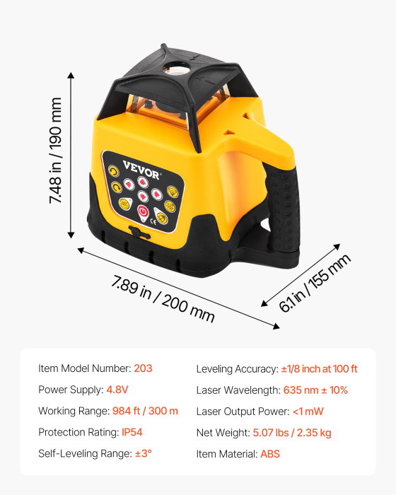 Nivele laser rotativa raza de actiune 500m , trepied 165 cm rigla 5m [7]