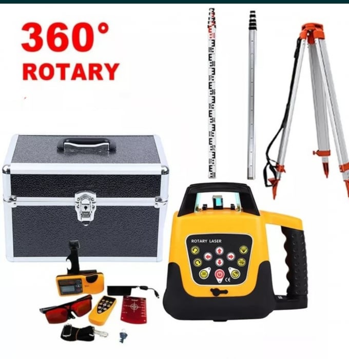 Nivele laser rotativa raza de actiune 500m , trepied 165 cm rigla 5m [1]