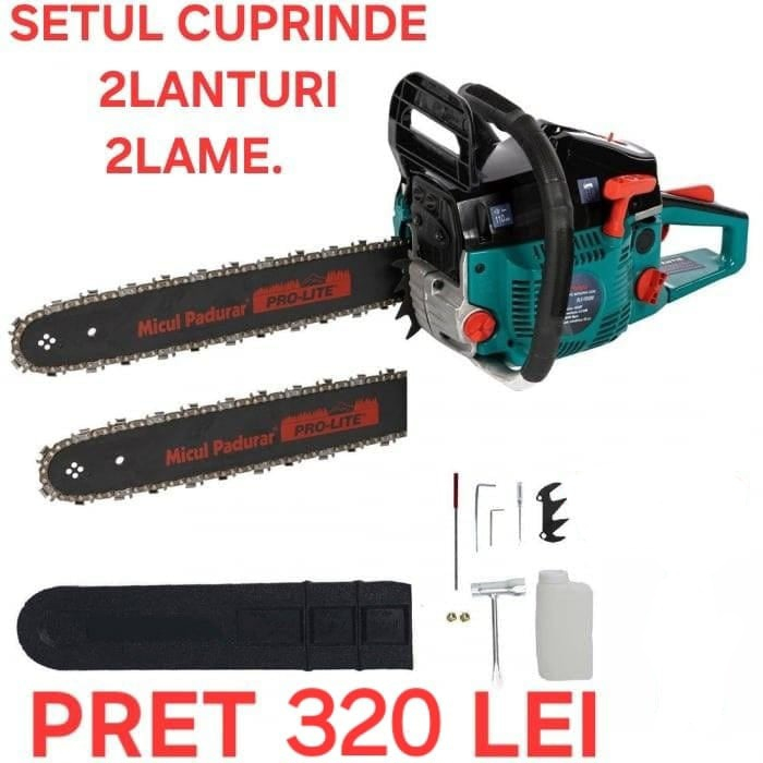 PACHET PROMO DRUJBA MICUL PADURAR 5200 , 2 LANTURI 2 LAME,  1ULEI AMESTEC [1]