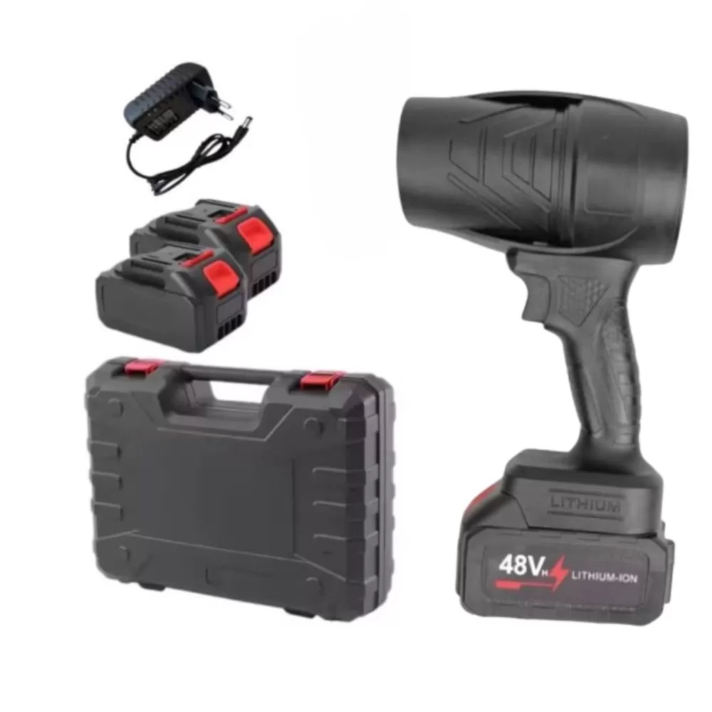 Suflanta aer portabila, indepartare apa, praf si zapada, negru, cu 2 acumulatori 48V [2]