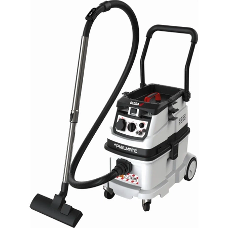 DIVERSE - Aspirator de construcții cu funcție de curățare automată a filtrului și posibilitatea de a conecta un compresor și dispozitive pneumatice, filtru de clasă M, DEDRA DED6609P