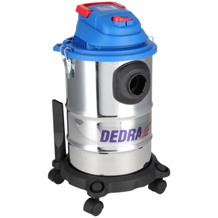 Aspirator pentru curățarea uscată/umedă DEDRA DED6610, putere 1200W, capacitate 20 l, filtru din bumbac + sac [3]