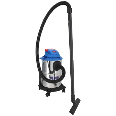 DIVERSE - Aspirator pentru curățarea uscată/umedă DEDRA DED6610, putere 1200W, capacitate 20 l, filtru din bumbac + sac