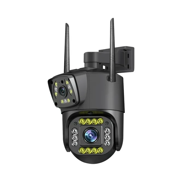 Camera de Supraveghere IP Dubla Inteligenta 360, WI-FI, 4K, 8 MP. 1080P, Zoom Optic [2]