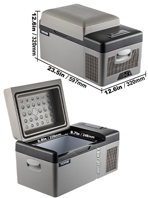 Frigider congelator pentru mașină 20L Compresor bluetooth 12/24 v -240 v [1]