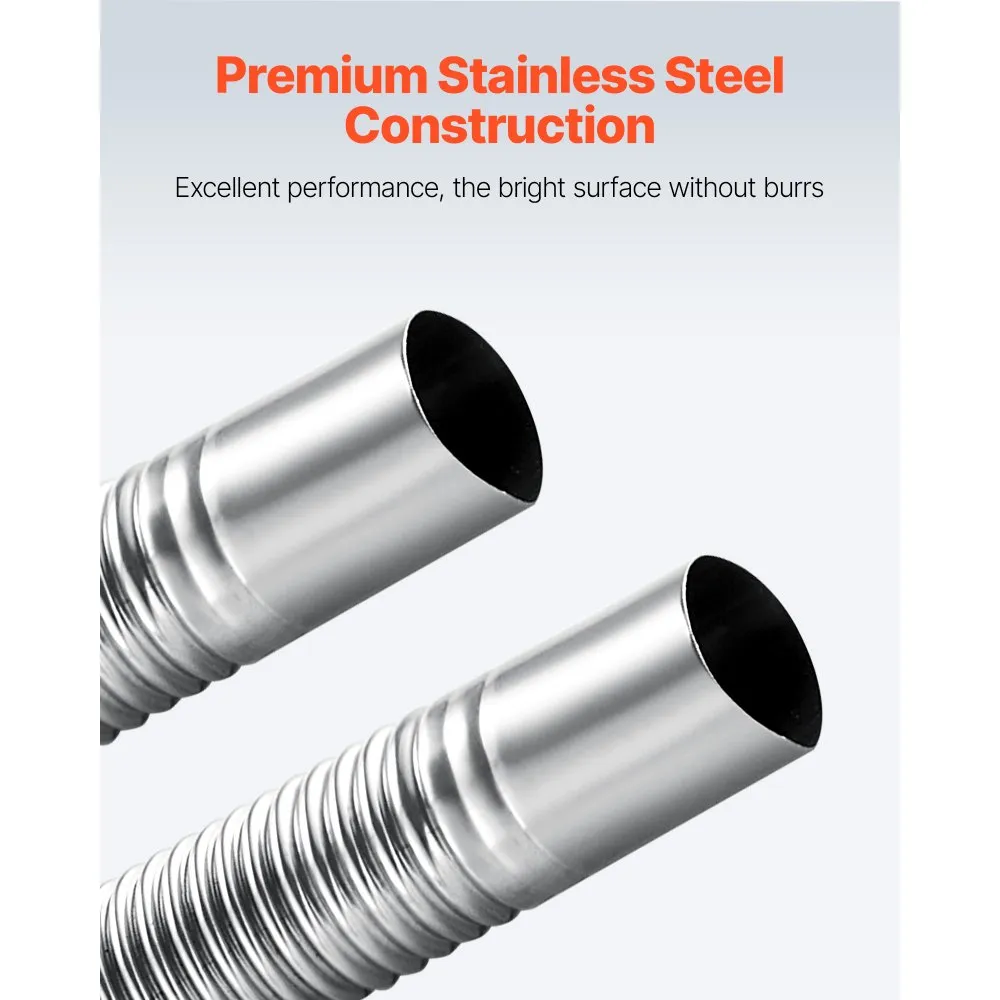 Furtun de evacuare VEVOR, țeavă de evacuare flexibilă pentru încălzitor diesel de 120 CM [1]