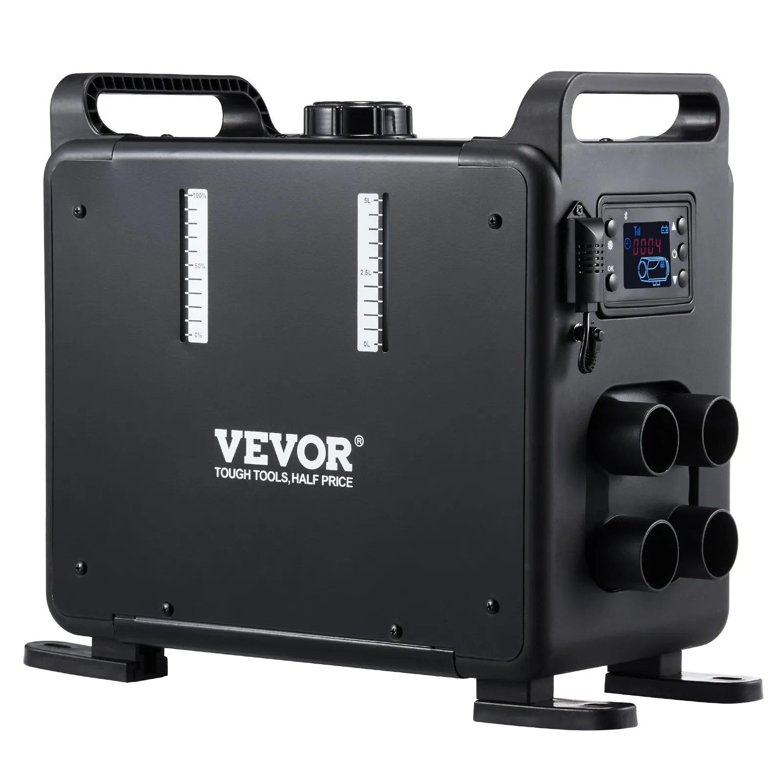 Încălzitor diesel VEVOR 8KW, încălzitor de aer diesel multifuncțional 12V/24V, 220V ,control prin aplicație Bluetooth, telecomandă și ecran de afișare, alarmă CO [7]