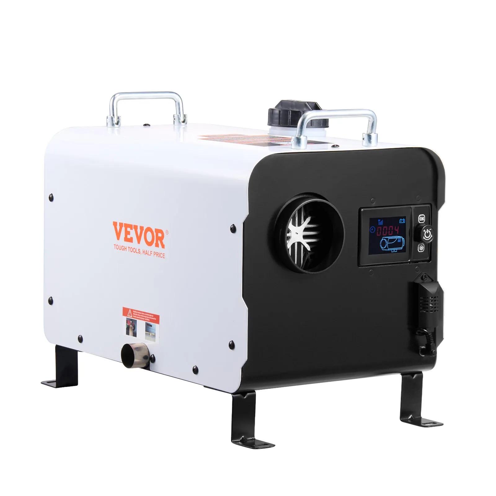 Încălzitor diesel VEVOR 8KW, încălzitor de aer diesel multifuncțional 12V/24V,  220 V cu control prin aplicație Bluetooth, telecomandă și ecran de afișare, alarmă CO, încălzitor diesel portabil cu înc [7]