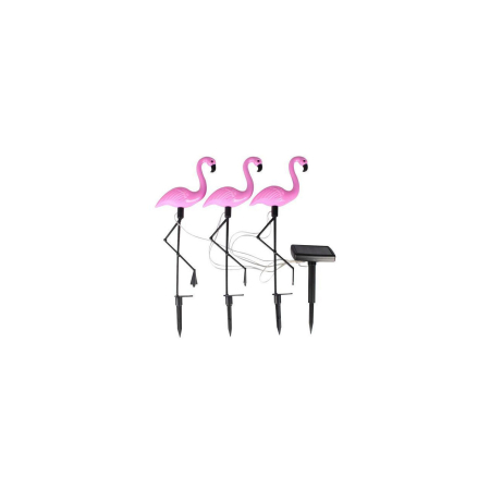 Lampa solara pentru gradina, 3 flamingo, 18x6x52 cm [2]