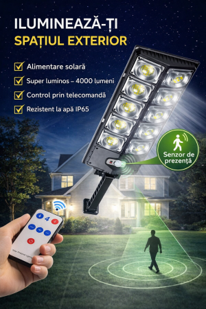 Lampa solara stradala W789A-5 80W [0]