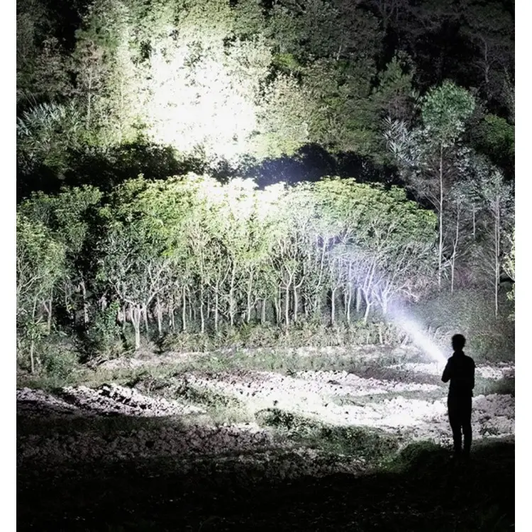 Lanterna LED, reincarcabila, functie Powerbank, 4 moduri iluminare, trepied inclus [6]