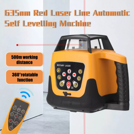 Nivela laser rotativ cu receptor raza de acțiune de până la 500 m [4]