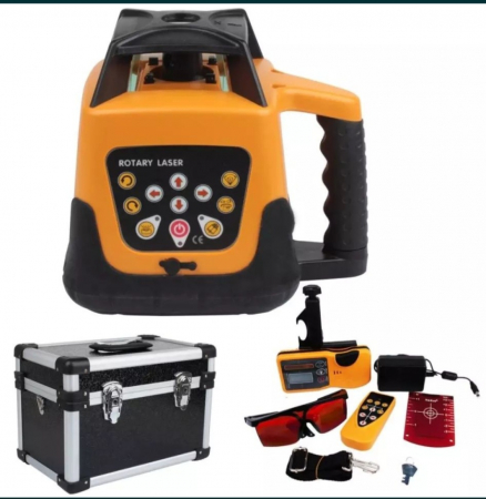 Nivele laser rotativa raza de actiune 500m , trepied 165 cm rigla 5m [3]