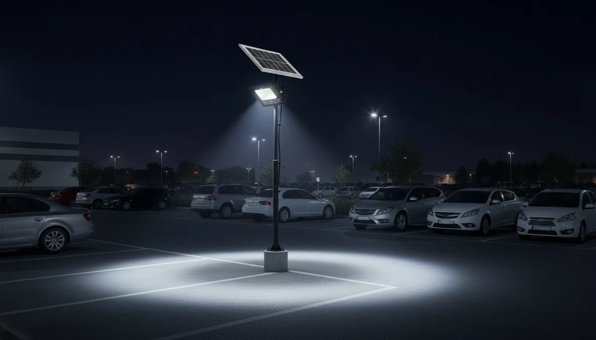 Set 2 x Proiector LED INNOVA 400W Cu Panou Solar si telecomanda, IP66 [3]