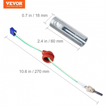 Set de bujii incandescente VEVOR pentru încălzitor diesel, kit de reparare a bujiilor incandescente din ceramică [3]
