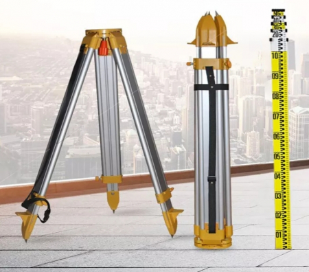 NIVELE  LASER - SET TREPIED SI RIGLA GRADATA PENTRU NIVELE LASER