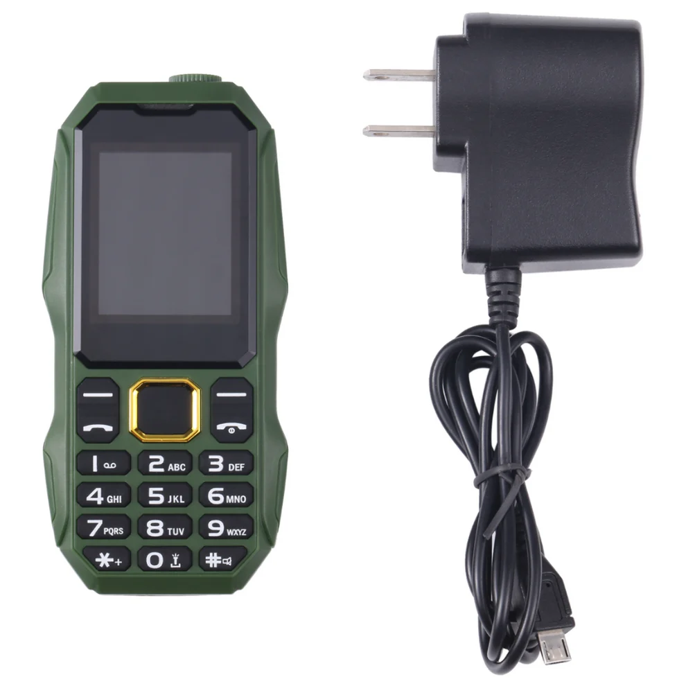 Telefon militar Dual SIM cu carcasa antisoc, acumulator 13000mAh, lanterna, radio FM si slot SIM, ideal pentru activitati outdoor si utilizare intensa [1]