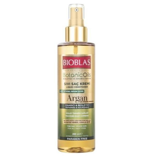 Balsam de par lichid cu ulei de argan Bioblas Botanic Oils, 200 ml [1]