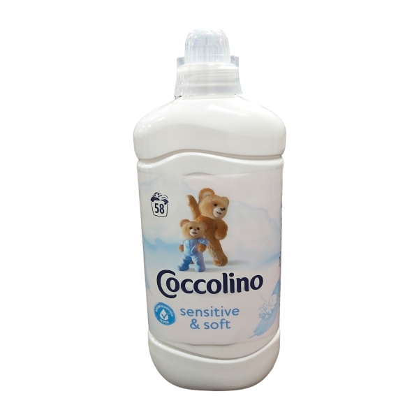Coccolino | Balsam pentru rufe Sensitive & Soft, 58 spalari, 1.45L [1]