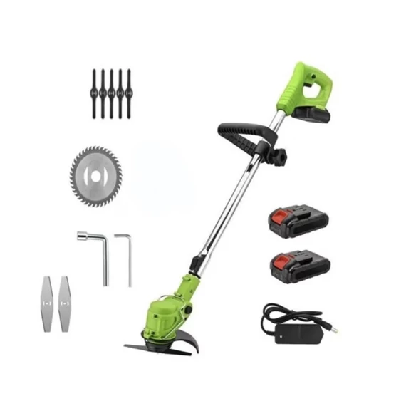 Cositoare electrică extensibilă cu 2 acumulatori 48V OkBoons – Trimmer telescopic fără fir pentru grădină [3]