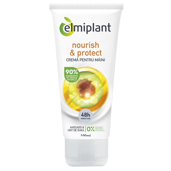 Crema Nutritiva pentru Maini Elmiplant, Avocado si Unt de Shea, 100 ml [1]