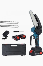 Drujbă electrică cu 2 acumulatori 48V OkBoons – Fierăstrău electric portabil pentru grădină și gospodărie [2]