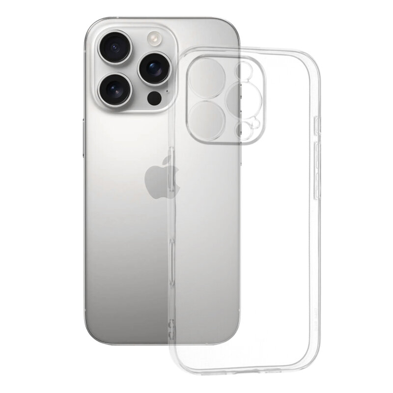 Husa Clear Silicone iPhone 16 Pro , transparenta [2]