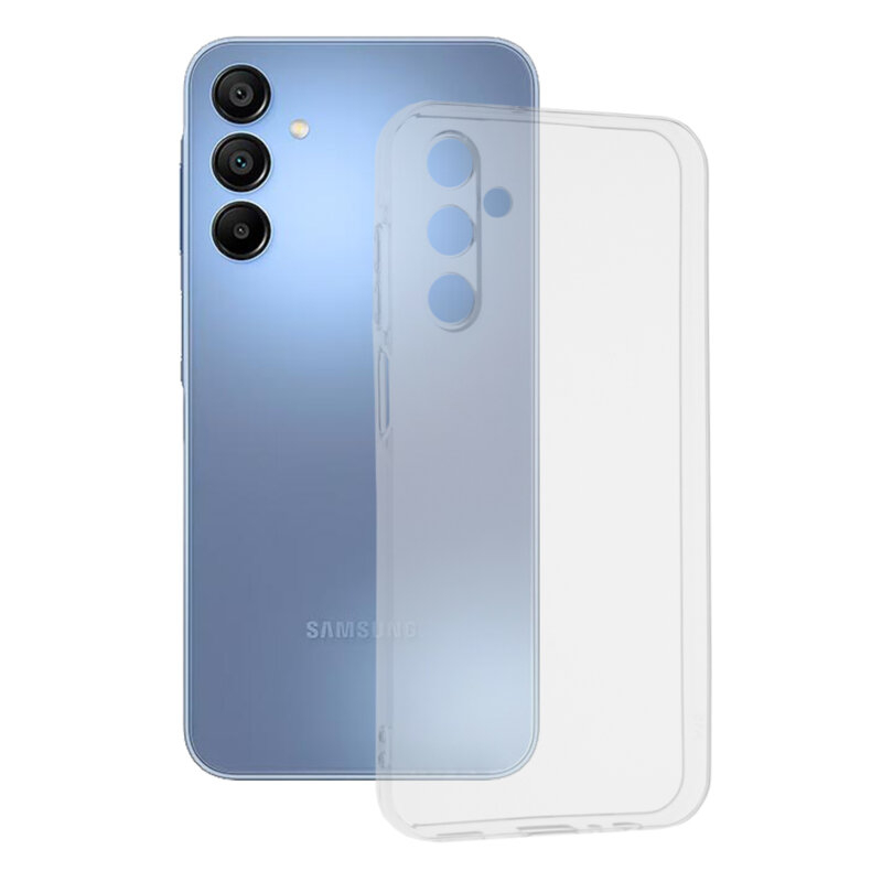 Husa de protectie compatibila cu Samsung Galaxy A15 4G/A15 5G, Anti Soc, Transparent [2]