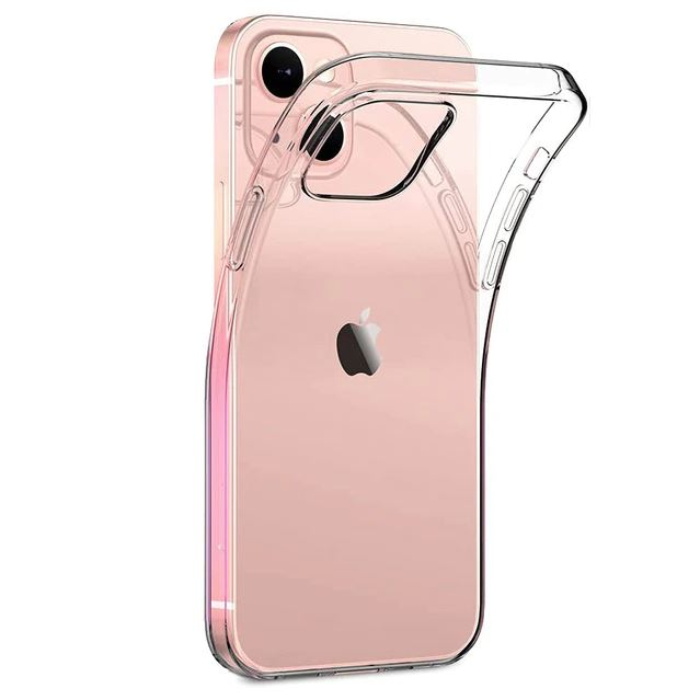 Husa telefon APPLE iPhone 14 Clear Silicone, 1.5 mm Anti fall [1]