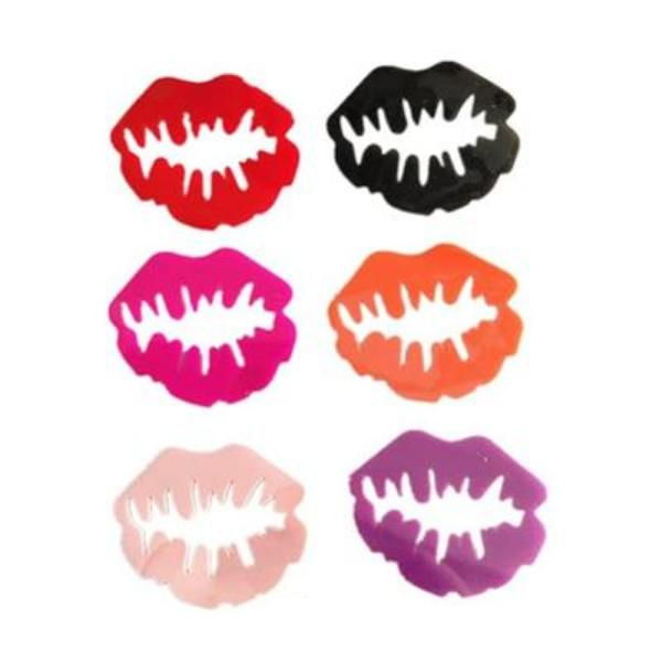 Identificatoare/markere pahare Kiss, 6 bucati - pentru a personaliza fiecare pahar [1]
