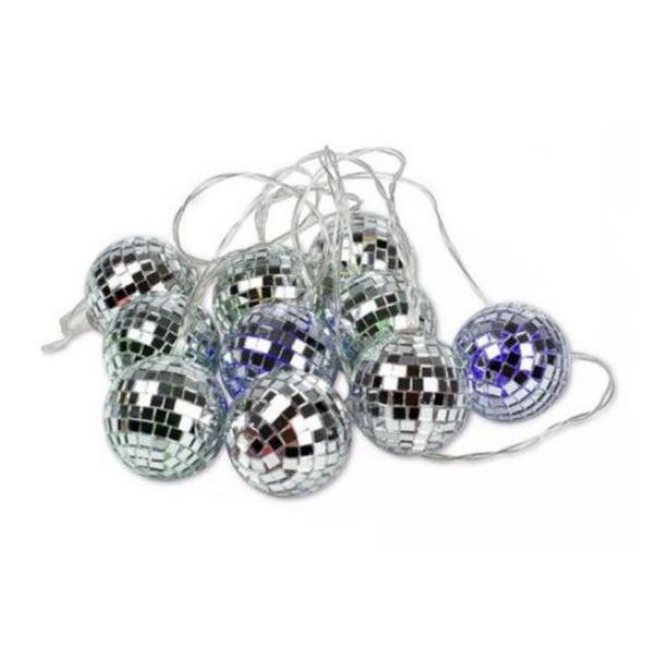 Instalatie Disco Balls cu 10 Led-uri, pe baterii, multicolor [1]