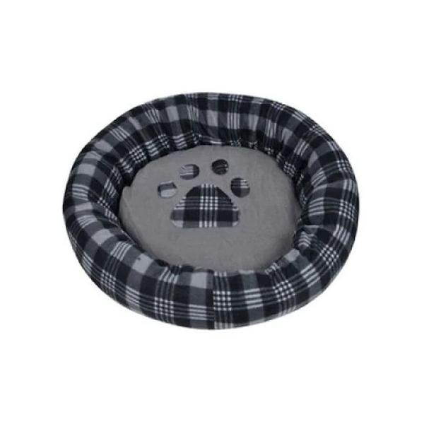 Pat rotund pentru catei/pisici, 60 cm diametru, gri [1]