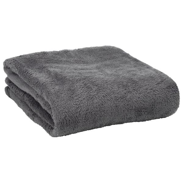 Patura Coccolino moale si pufoasa pentru 2 persoane 200X230 cm Gri [2]