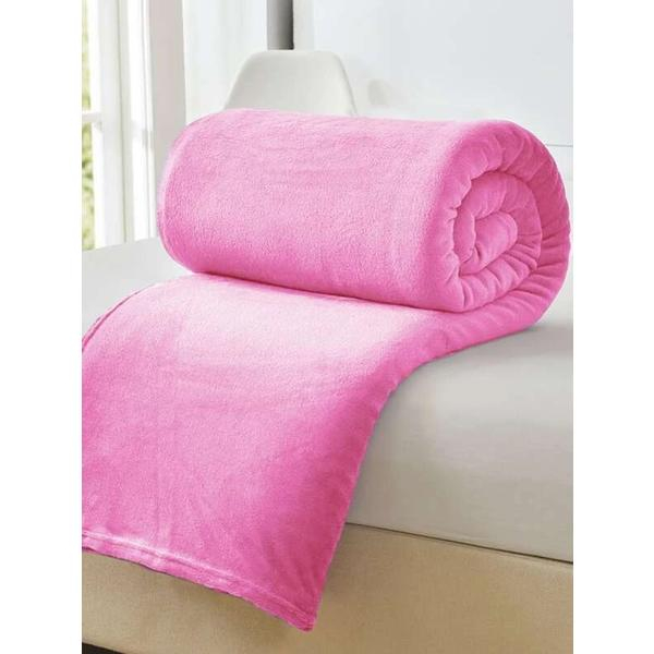 Patura Coccolino moale si pufoasa pentru 2 persoane, 200X230 cm, Roz Intens [2]