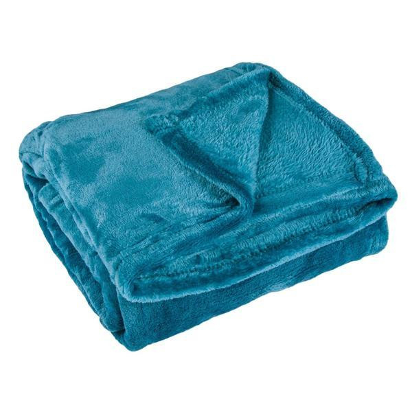 Patura Coccolino moale si pufoasa pentru 2 persoane, 200X230 cm, Turquoise [2]