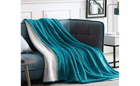 Patura Coccolino moale si pufoasa pentru 2 persoane, 200X230 cm, Turquoise [3]