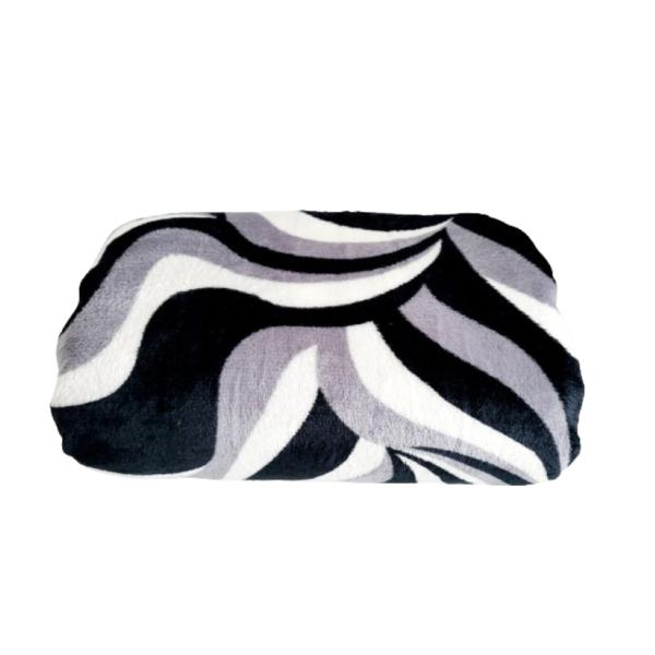 Patura Coccolino moale si pufoasa pentru 2 persoane, 200X230 cm, Valuri Waves [3]