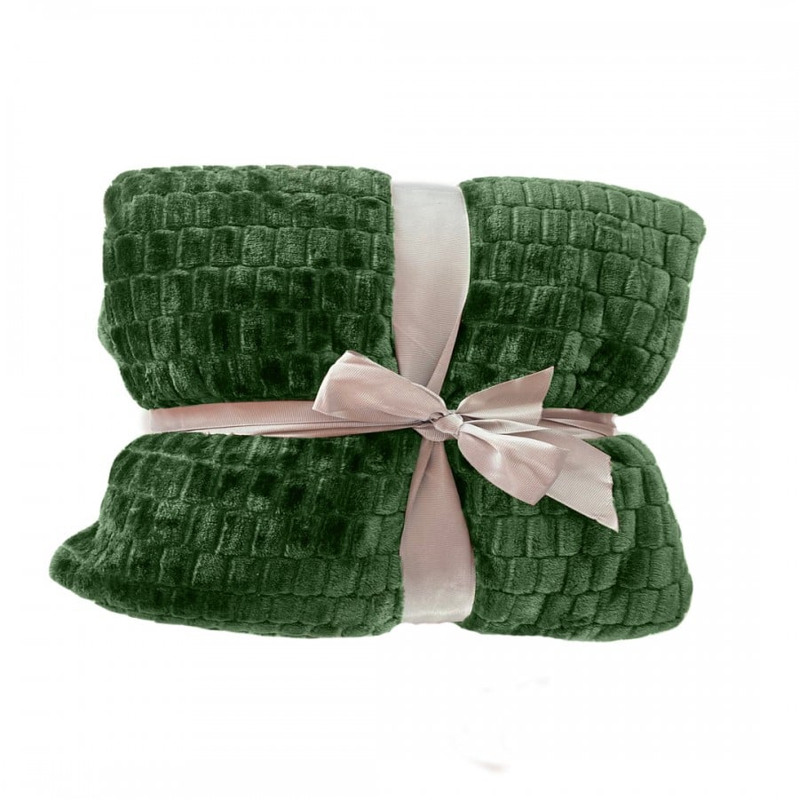Patura Fleece Valentine 200x240 cm, Verde – Confort si Caldura Premium - Copie [2]