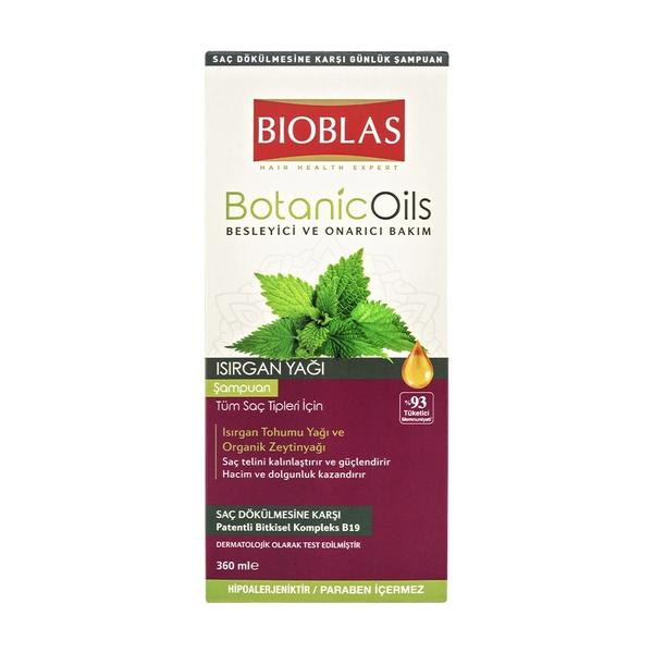 Sampon Bioblas Botanic Oils cu ulei de urzica pentru par subtire si fragil, 360 ml [1]