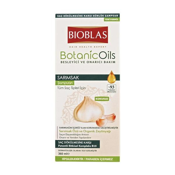 Sampon Bioblas Botanic Oils cu ulei de usturoi pentru toate tipurile de par, 360 ml [1]
