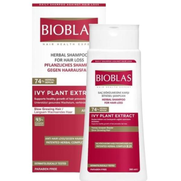 Sampon cu extract de plante de iedera impotriva căderii părului, Bioblas, 360 ml [1]
