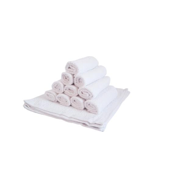 Set 10 prosoape pentru bucatarie, 30x30 cm, 100% bumbac, Alb [1]